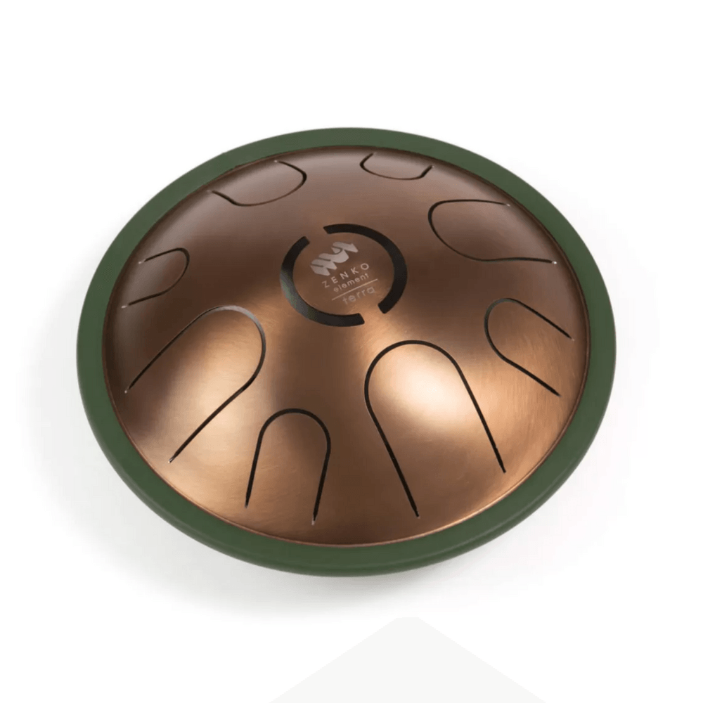 Steel Tongue Drum ZENKO ELEMENT TERRA 432hz 8 Note - Little Kalimba Shop