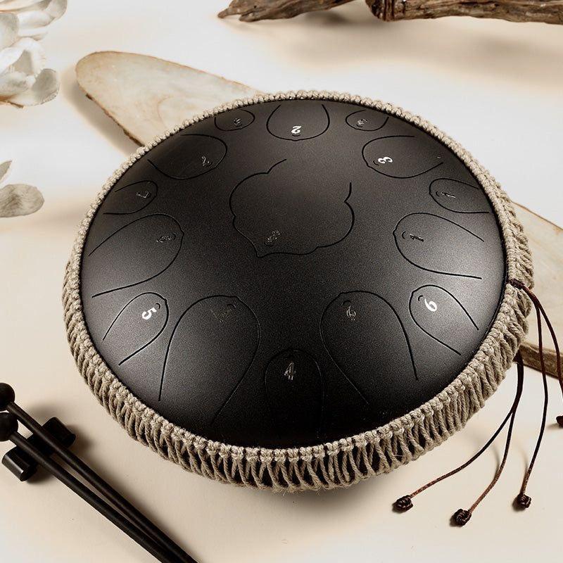 Steel Tongue Drum 13" 15-Note D Major (4 Colours) - Little Kalimba Shop