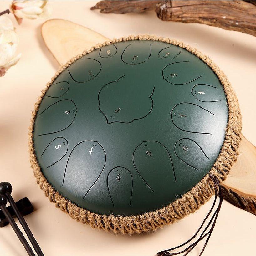 Steel Tongue Drum 13" 15-Note D Major (4 Colours) - Little Kalimba Shop